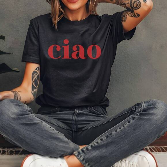 Other - Ciao Shirt, Downtown Girl, Italia Theme Gift, Cute Preppy Tshirt